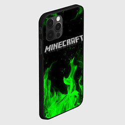 Чехол для iPhone 12 Pro MINECRAFT, цвет: 3D-черный — фото 2