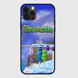 Чехол для iPhone 12 Pro Terraria, цвет: 3D-черный