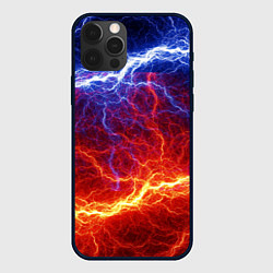 Чехол для iPhone 12 Pro Лёд и огонь, цвет: 3D-черный
