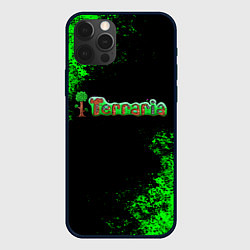 Чехол для iPhone 12 Pro Terraria, цвет: 3D-черный
