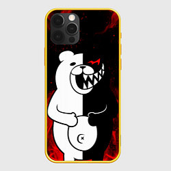 Чехол для iPhone 12 Pro MONOKUMA, цвет: 3D-желтый