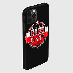 Чехол для iPhone 12 Pro Boss of GYM акварель, цвет: 3D-черный — фото 2
