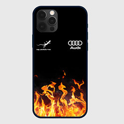 Чехол для iPhone 12 Pro Audi Ауди, цвет: 3D-черный