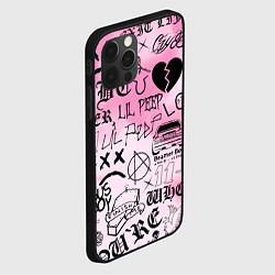 Чехол для iPhone 12 Pro LIL PEEP, цвет: 3D-черный — фото 2