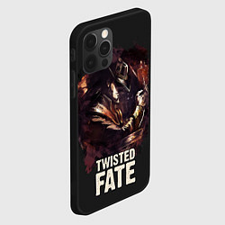 Чехол для iPhone 12 Pro Twisted Fate, цвет: 3D-черный — фото 2
