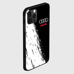 Чехол для iPhone 12 Pro AUDI, цвет: 3D-черный — фото 2