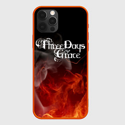Чехол для iPhone 12 Pro Three Days Grace, цвет: 3D-красный