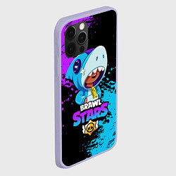 Чехол для iPhone 12 Pro Brawl Stars Leon Shark, цвет: 3D-светло-сиреневый — фото 2