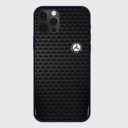 Чехол для iPhone 12 Pro MERCEDES-BENZ, цвет: 3D-черный