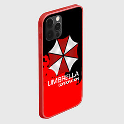 Чехол для iPhone 12 Pro UMBRELLA CORP, цвет: 3D-красный — фото 2