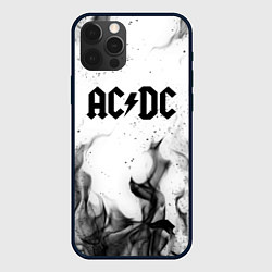 Чехол для iPhone 12 Pro ACDC, цвет: 3D-черный