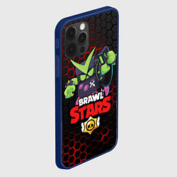 Чехол для iPhone 12 Pro BRAWL STARS VIRUS 8-BIT, цвет: 3D-тёмно-синий — фото 2