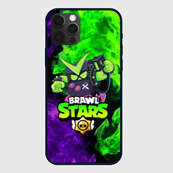 Чехол для iPhone 12 Pro BRAWL STARS VIRUS 8-BIT, цвет: 3D-черный