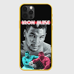 Чехол для iPhone 12 Pro Iron Mike, цвет: 3D-желтый