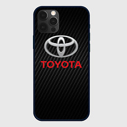 Чехол для iPhone 12 Pro TOYOTA, цвет: 3D-черный