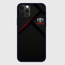 Чехол для iPhone 12 Pro TOYOTA, цвет: 3D-черный