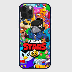 Чехол для iPhone 12 Pro BRAWL STARS CROW, цвет: 3D-черный