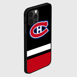 Чехол для iPhone 12 Pro Монреаль Канадиенс, цвет: 3D-черный — фото 2