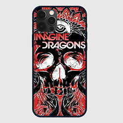 Чехол для iPhone 12 Pro Imagine Dragons, цвет: 3D-черный