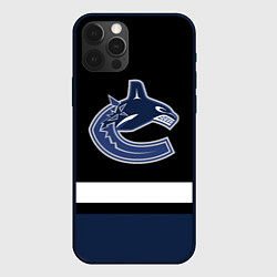 Чехол для iPhone 12 Pro Vancouver Canucks, цвет: 3D-черный