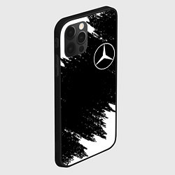 Чехол для iPhone 12 Pro MERCEDES, цвет: 3D-черный — фото 2