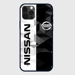 Чехол для iPhone 12 Pro NISSAN, цвет: 3D-черный