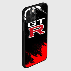 Чехол для iPhone 12 Pro NISSAN GTR, цвет: 3D-черный — фото 2