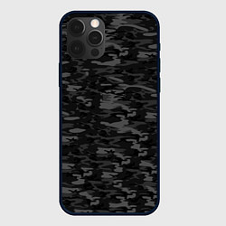 Чехол для iPhone 12 Pro ГОРОДСКОЙ КАМУФЛЯЖ, цвет: 3D-черный