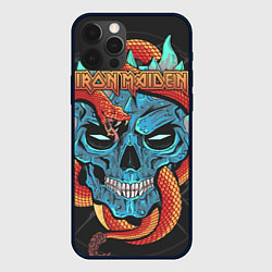 Чехол для iPhone 12 Pro Iron Maiden, цвет: 3D-черный