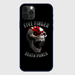 Чехол для iPhone 12 Pro Five Finger Death Punch, цвет: 3D-черный
