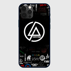 Чехол для iPhone 12 Pro LINKIN PARK, цвет: 3D-черный