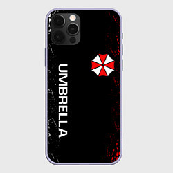 Чехол для iPhone 12 Pro RESIDENT EVIL UMBRELLA, цвет: 3D-светло-сиреневый