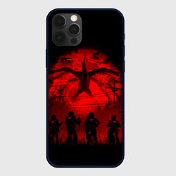 Чехол для iPhone 12 Pro STRANGER THINGS, цвет: 3D-черный