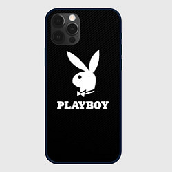 Чехол для iPhone 12 Pro PLAYBOY, цвет: 3D-черный
