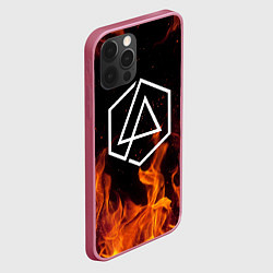 Чехол для iPhone 12 Pro LINKIN PARK, цвет: 3D-малиновый — фото 2