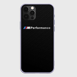 Чехол для iPhone 12 Pro BMW M PERFORMANCE, цвет: 3D-светло-сиреневый