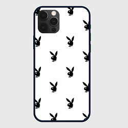 Чехол для iPhone 12 Pro PLAYBOY, цвет: 3D-черный