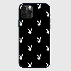 Чехол для iPhone 12 Pro PLAYBOY, цвет: 3D-черный