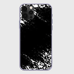 Чехол для iPhone 12 Pro БЕЛЫЕ ЧЕРЕПА, цвет: 3D-светло-сиреневый