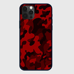 Чехол для iPhone 12 Pro RED MILITARY, цвет: 3D-черный