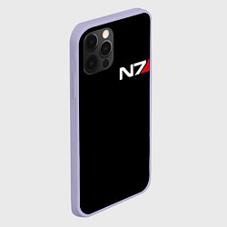 Чехол для iPhone 12 Pro MASS EFFECT N7, цвет: 3D-светло-сиреневый — фото 2