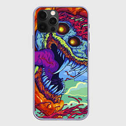 Чехол для iPhone 12 Pro HYPERBEAST, цвет: 3D-светло-сиреневый