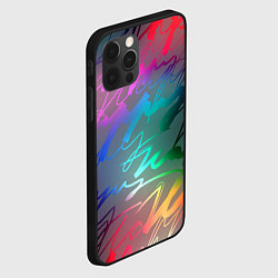 Чехол для iPhone 12 Pro Узоры, цвет: 3D-черный — фото 2