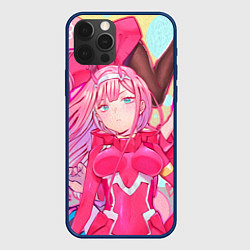 Чехол для iPhone 12 Pro DARLING IN THE FRANXX, цвет: 3D-тёмно-синий