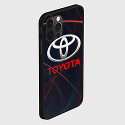 Чехол для iPhone 12 Pro TOYOTA, цвет: 3D-черный — фото 2