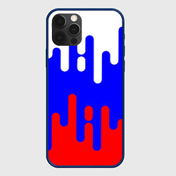 Чехол для iPhone 12 Pro Россия, цвет: 3D-тёмно-синий