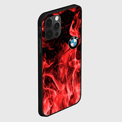 Чехол для iPhone 12 Pro BMW, цвет: 3D-черный — фото 2