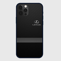 Чехол для iPhone 12 Pro LEXUS, цвет: 3D-черный