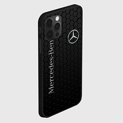 Чехол для iPhone 12 Pro MERCEDES-BENZ, цвет: 3D-черный — фото 2