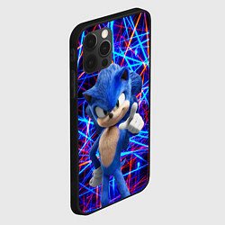 Чехол для iPhone 12 Pro Sonic, цвет: 3D-черный — фото 2